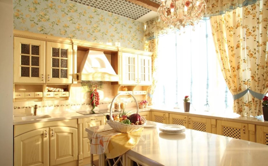 Кухня в стиле Прованс 10 кв.м