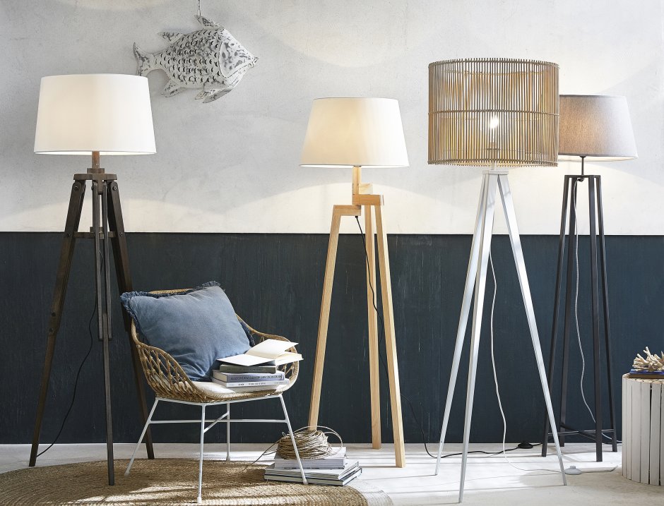 Торшер напольный в Сканди стиле