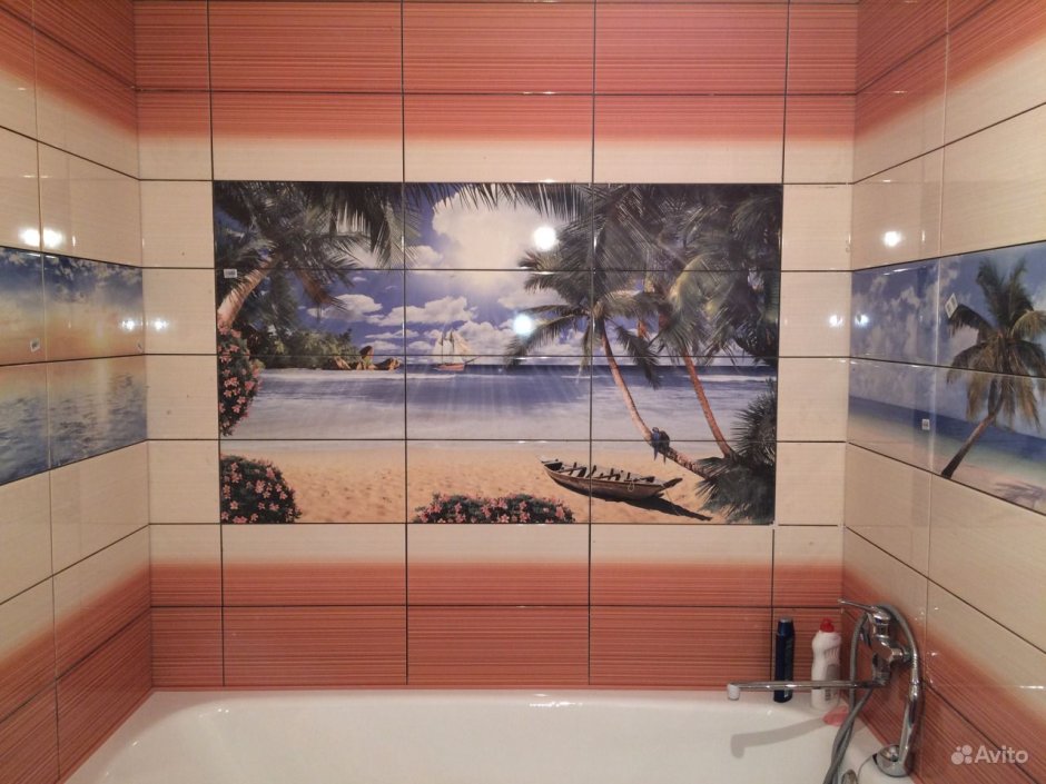 Панели ПВХ Panda 3d для ванной