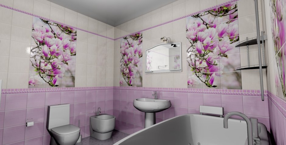 Панели ПВХ Панда море с дельфинами