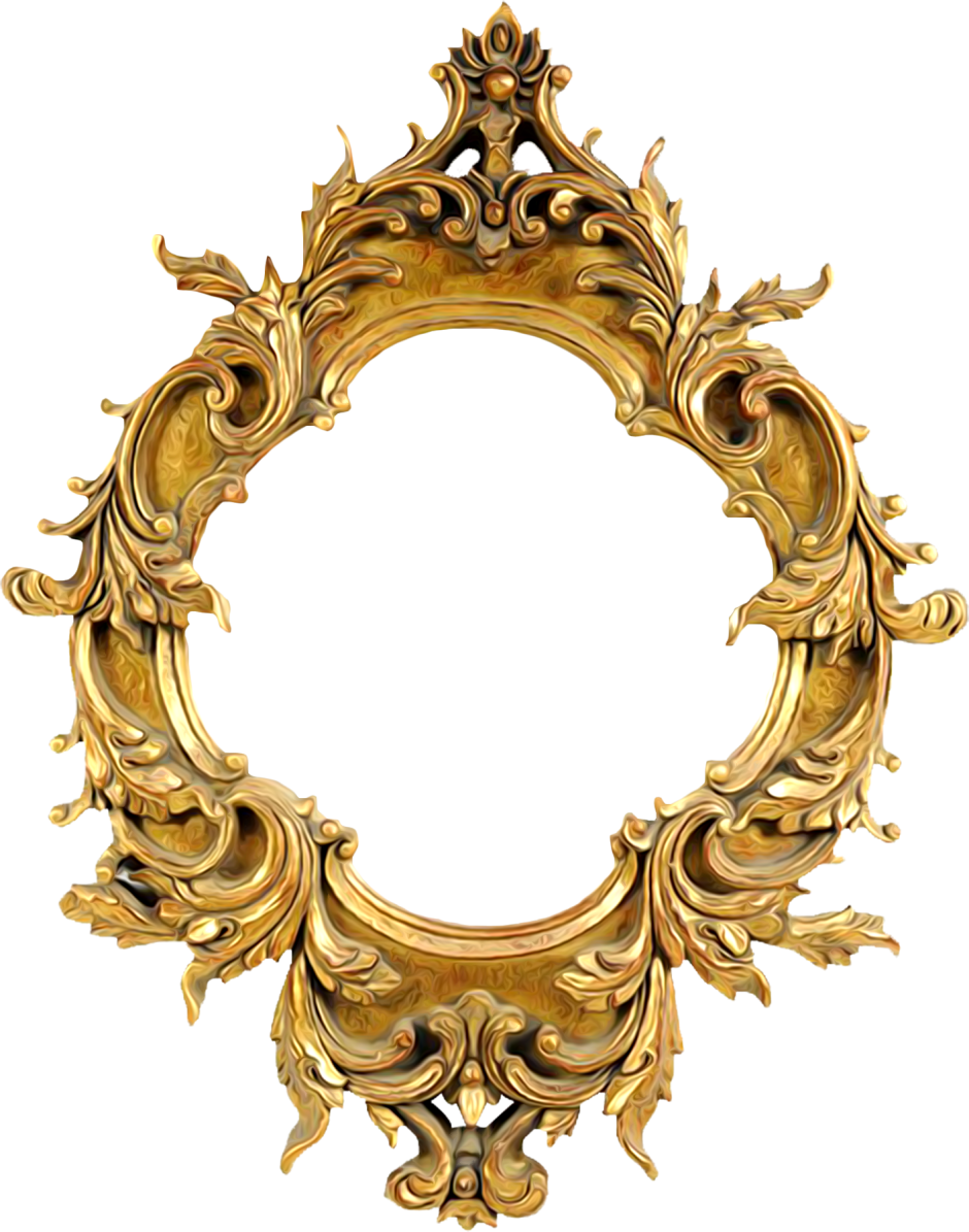 Овальная рамка в стиле Барокко