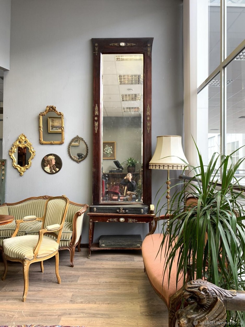 Интерьер Ампир 19 век Франция зеркала