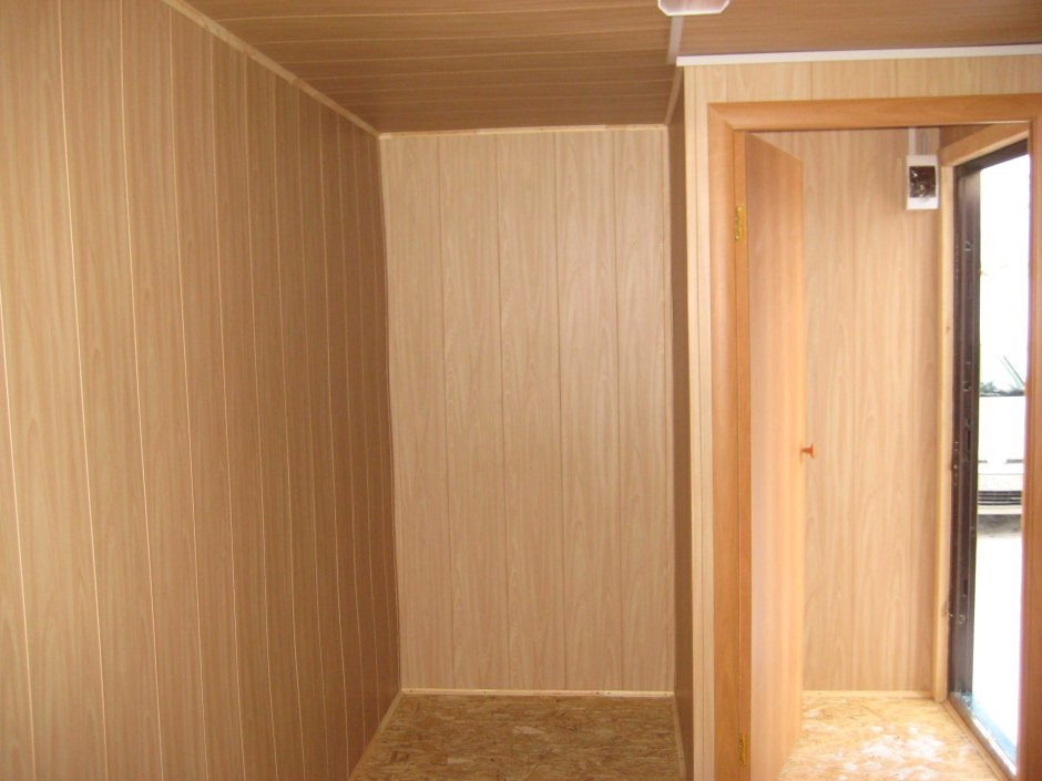 МДФ панели в бытовке