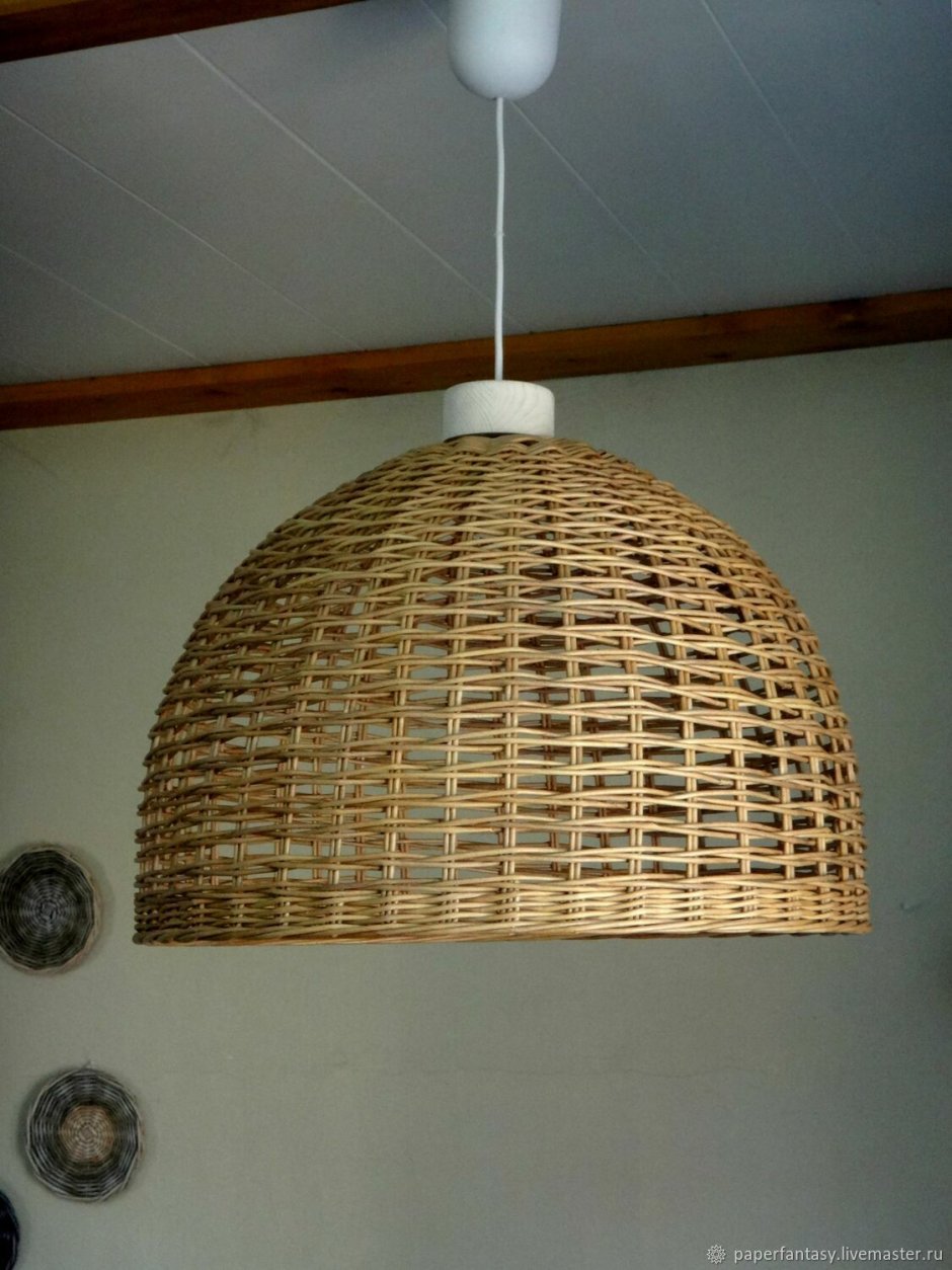 Абажур плетеный Леруа