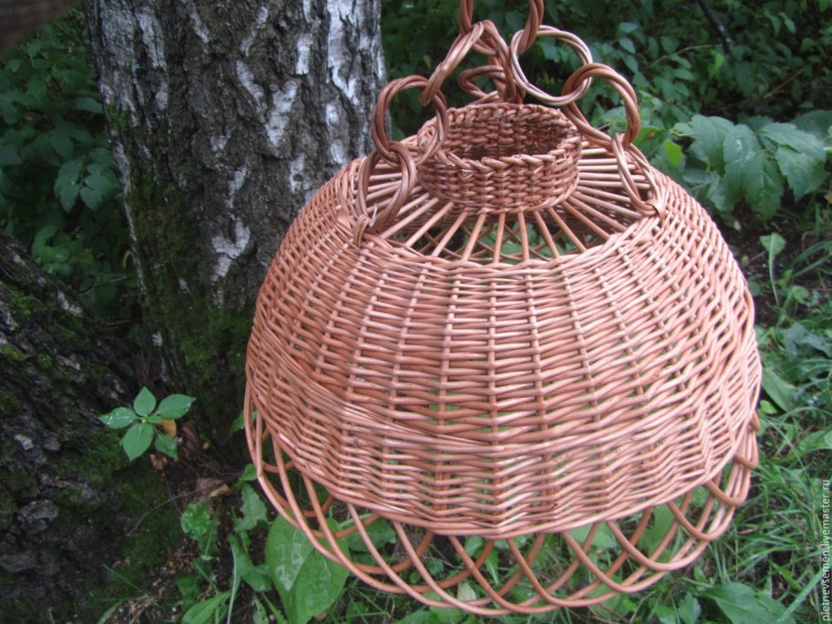 Плетеный абажур макраме