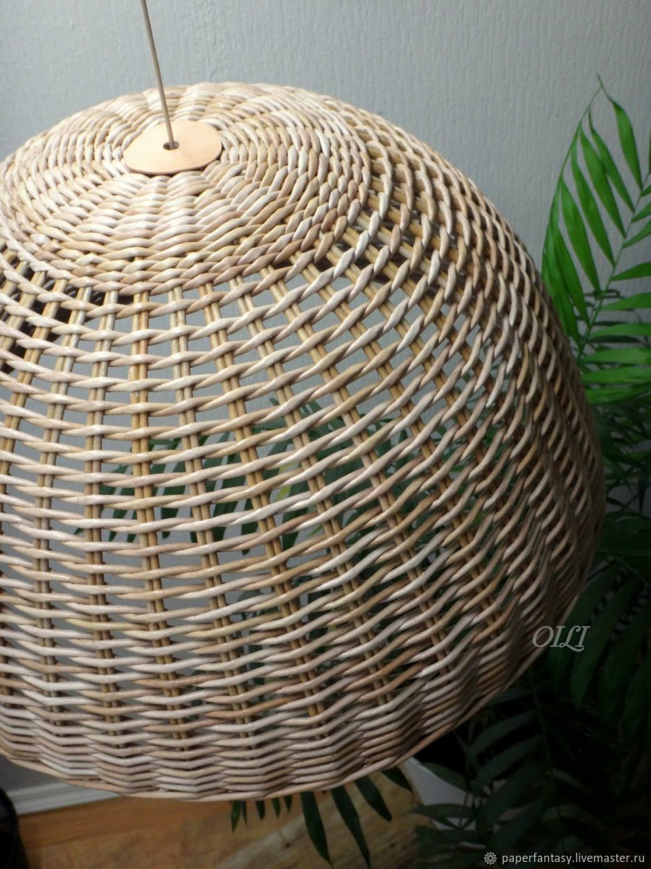Абажур плетеный Леруа