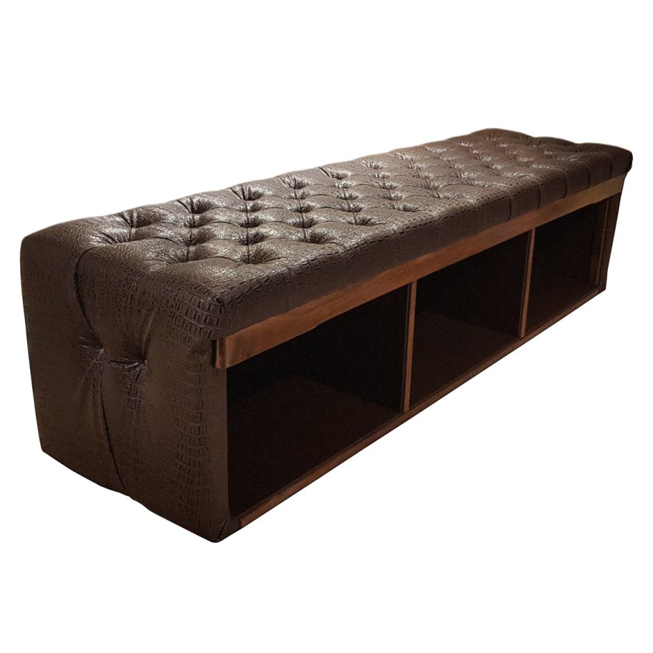 Длинный пуфик в прихожую