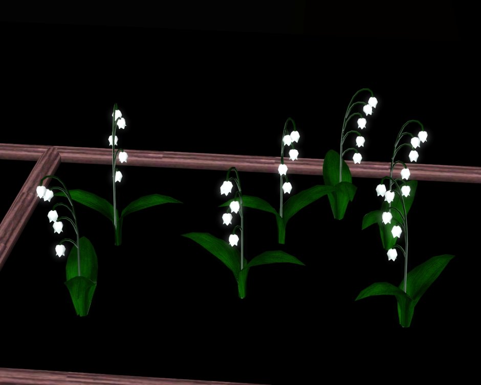 Цветы из изолона Ландыши