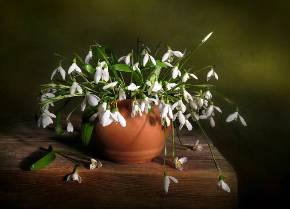 Ландыши в корзинке