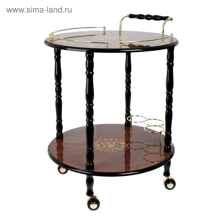 Круглый сервировочный столик с подносом mbspc12067