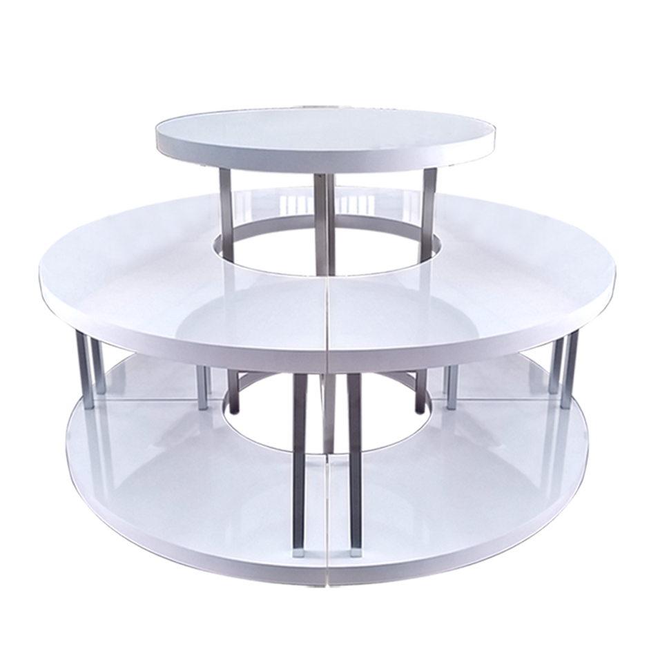 Круглый стол с железным основанием