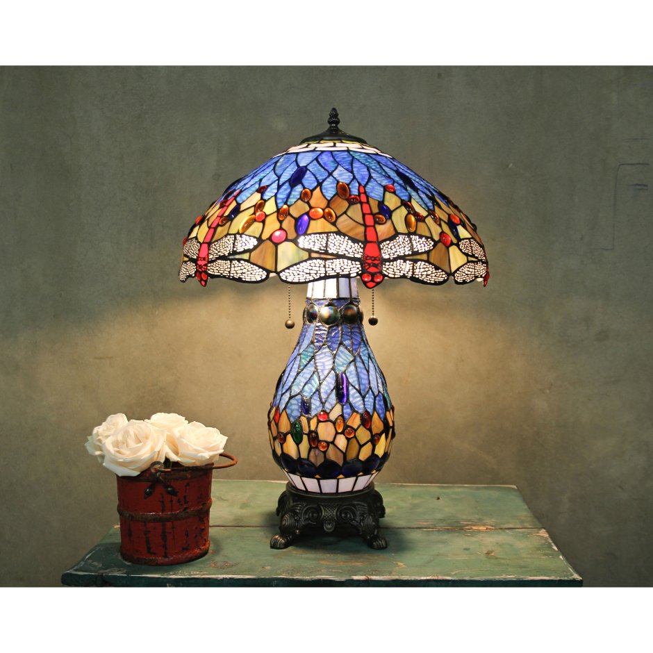 Лампа Тиффани Стрекоза