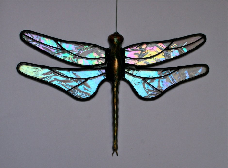 Стрекоза витраж Тиффани