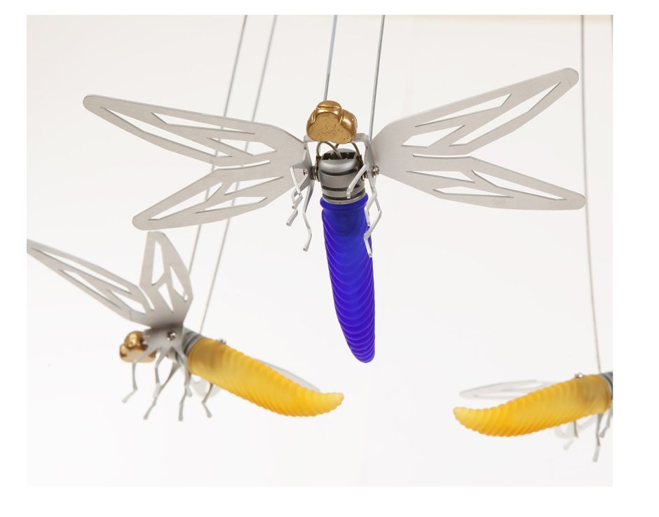 Брошь розовая Стрекоза