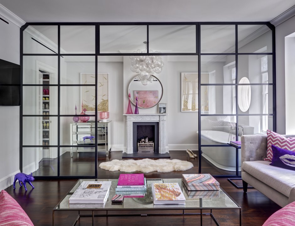 Прозрачные перегородки для зонирования