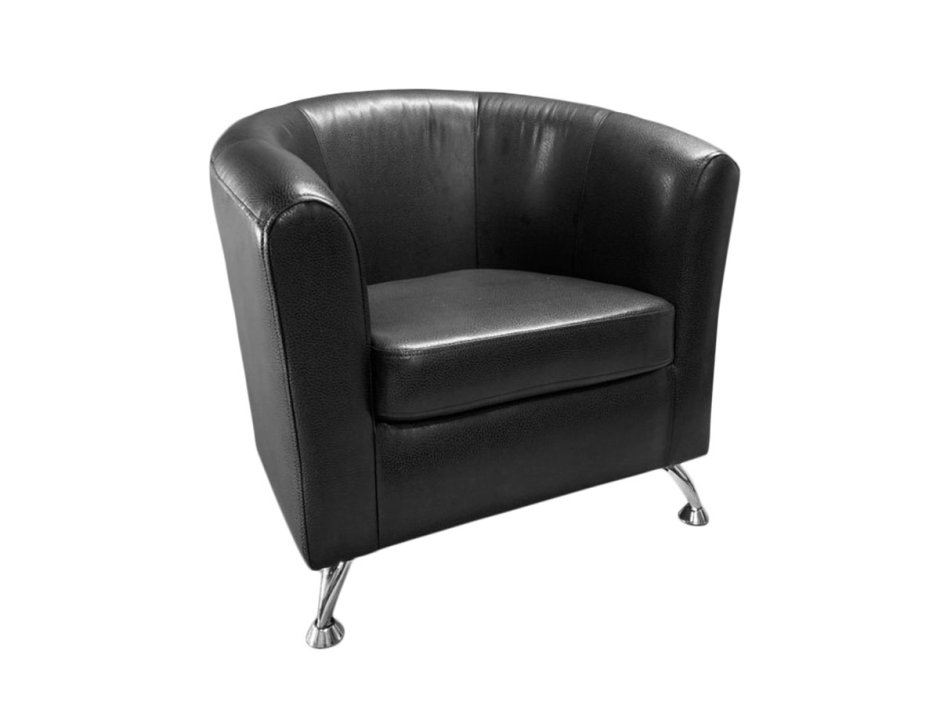 Кресло бо кожзам Teos White