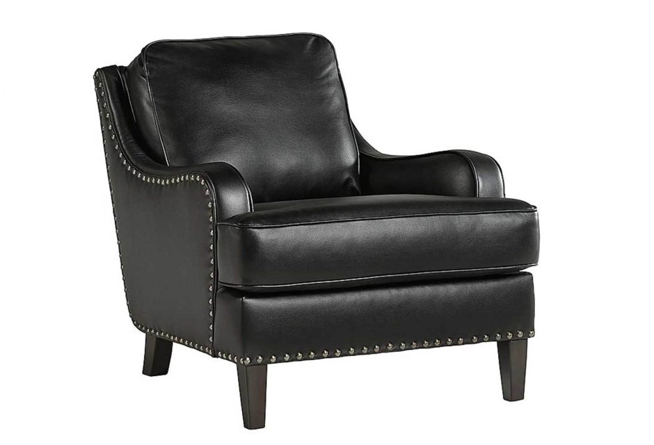 Акцентные кожаные кресла