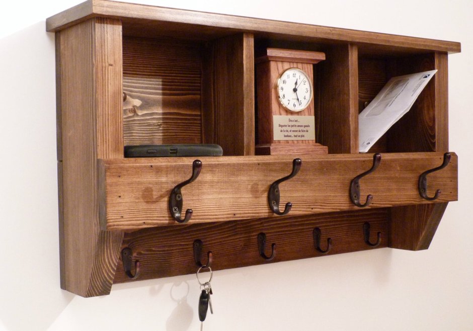 Полочка для прихожей навесная