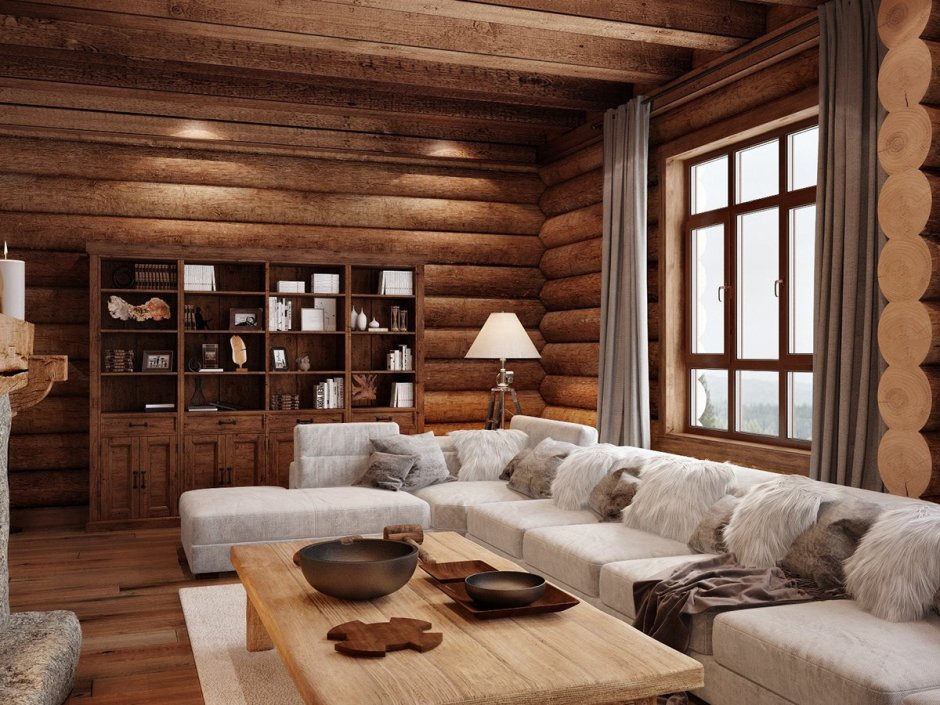 Дом из бруса проекты Скандинавия 130м2