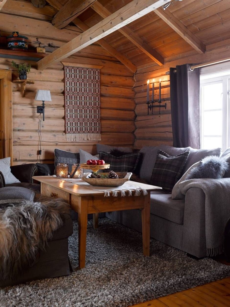 Кухня в деревянном доме