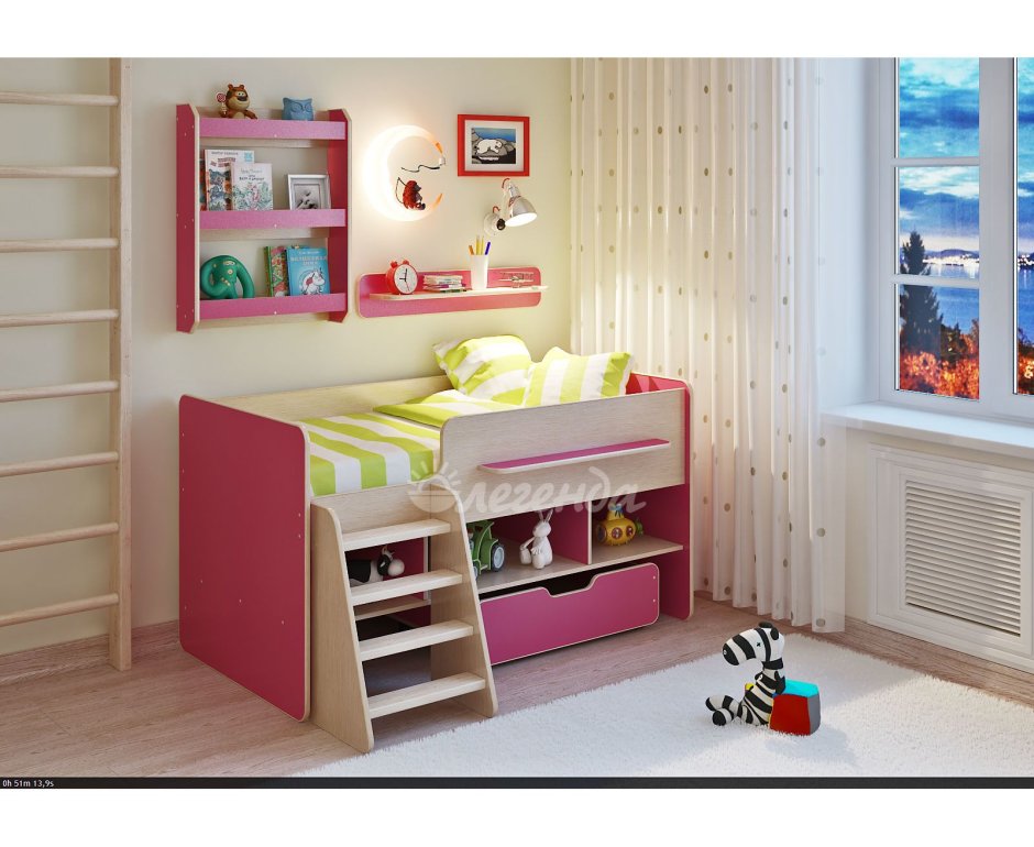 Кровать-чердак Легенда 6