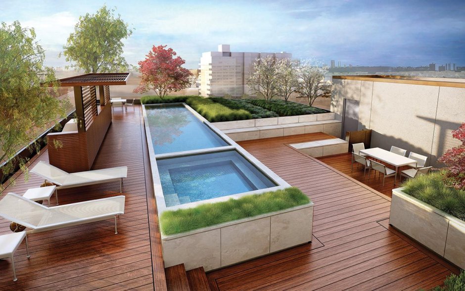 Красивый дом с панорамными окнами