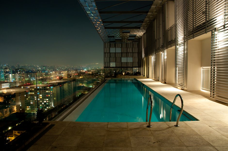 Лаундж зона на крыше