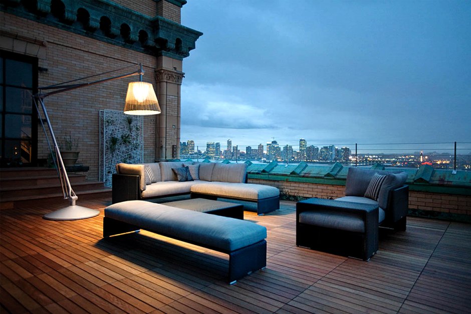 Терраса в современном стиле