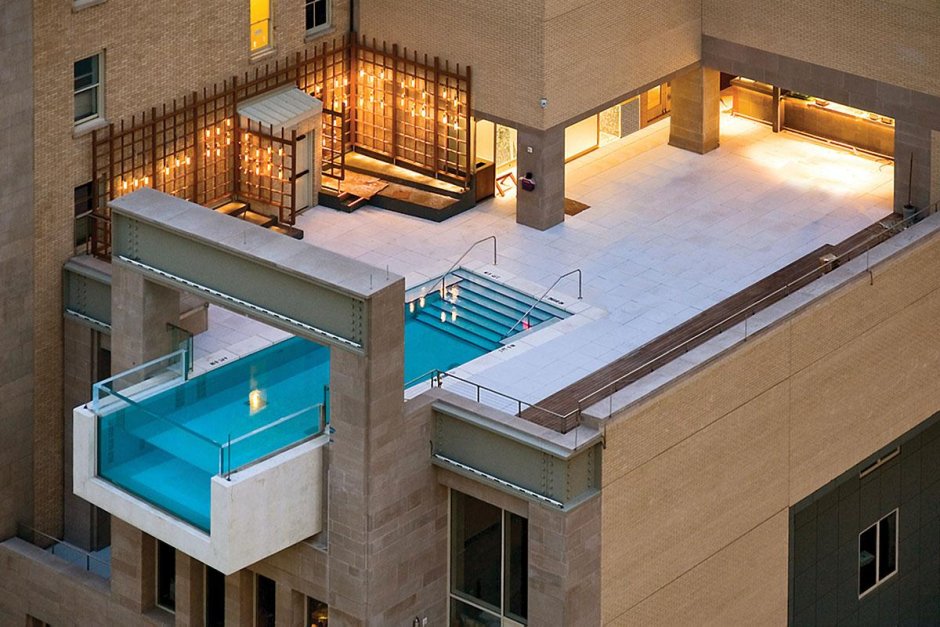 Джакузи на крыше