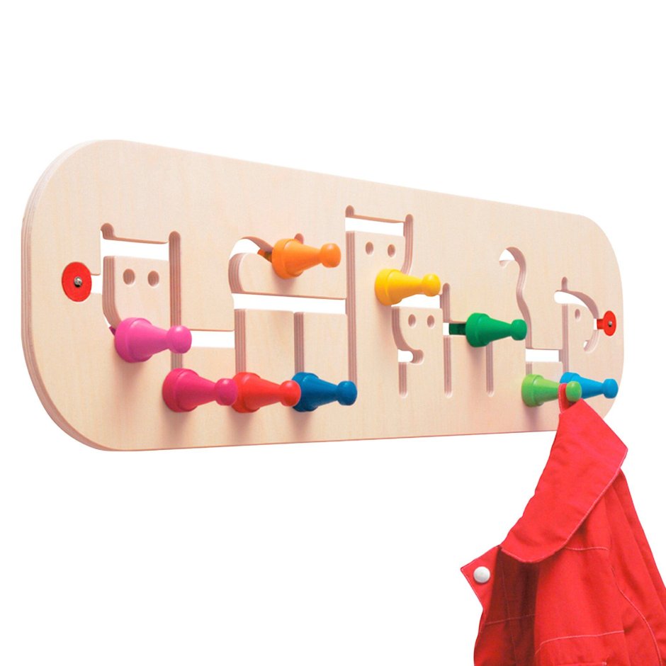 Детские настенные вешалки