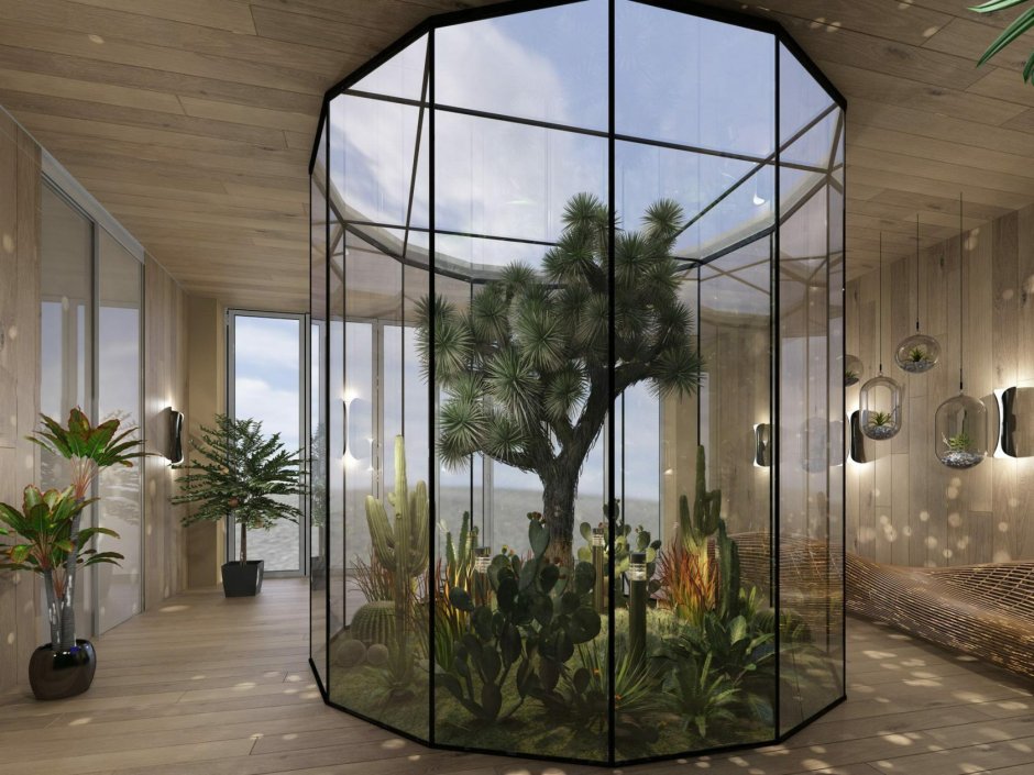 Зимний сад интерьер