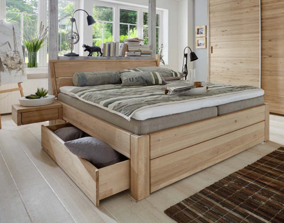 Кровать лофт с ящиками