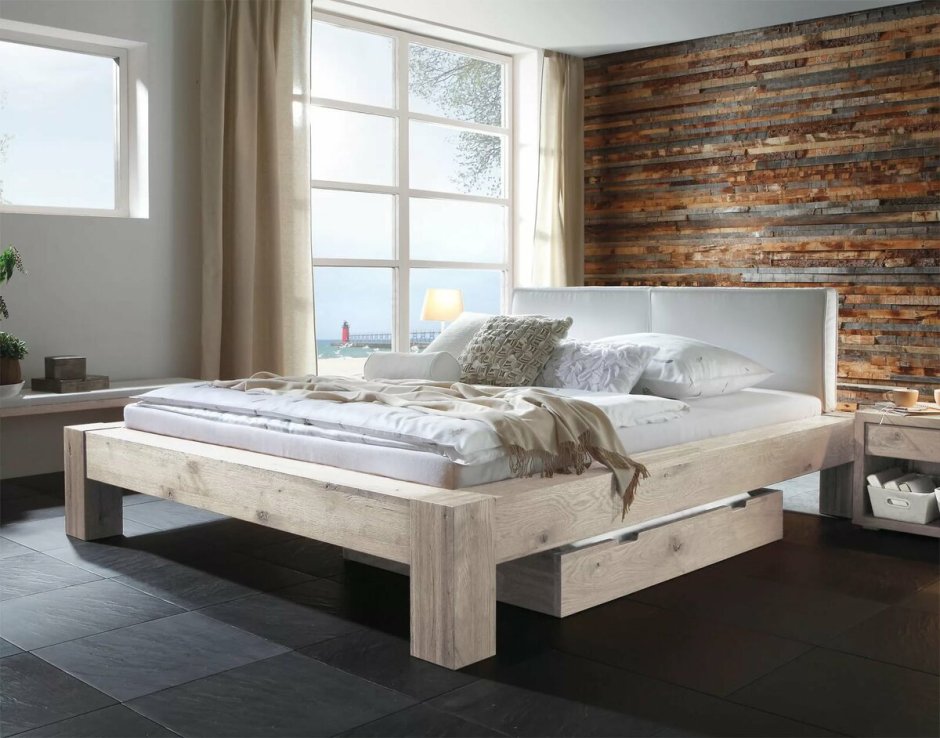 Кровать Кэри массив дерева