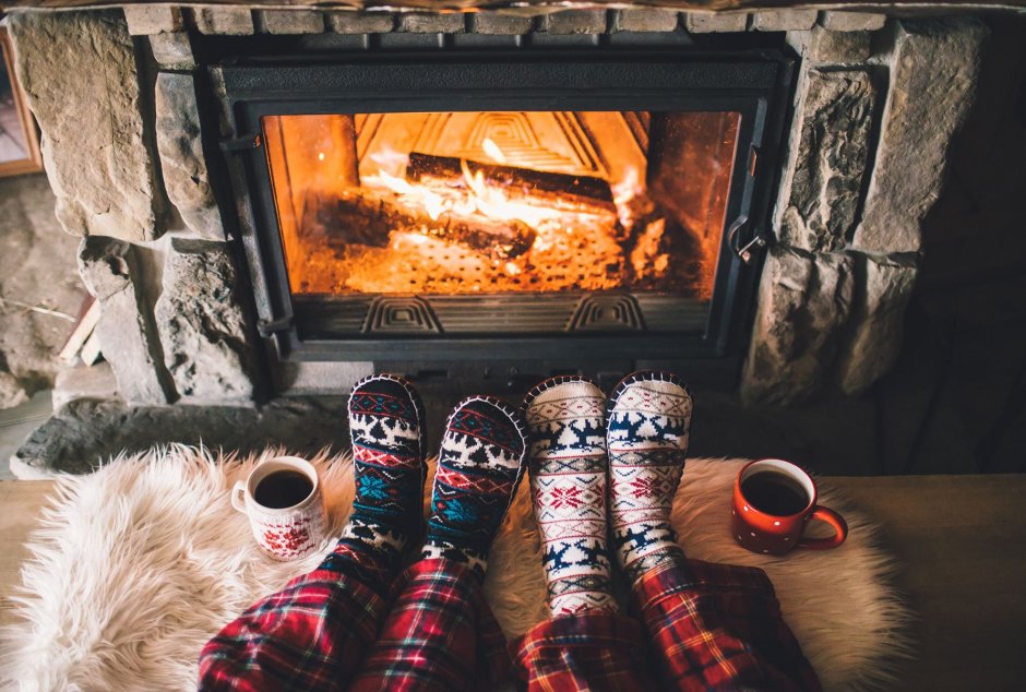 Ботинки у камина