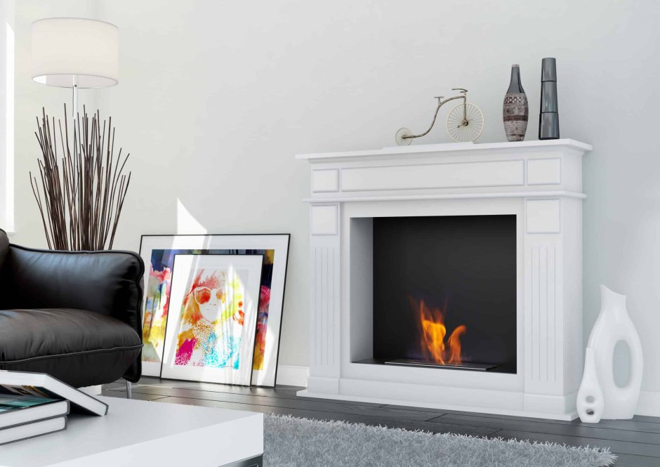 Биокамин Kratki November белый