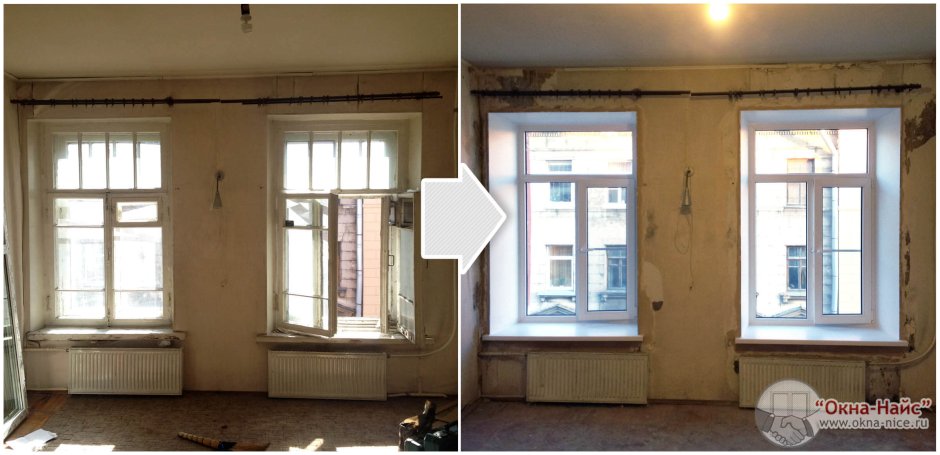 Пластиковые окна в сталинку