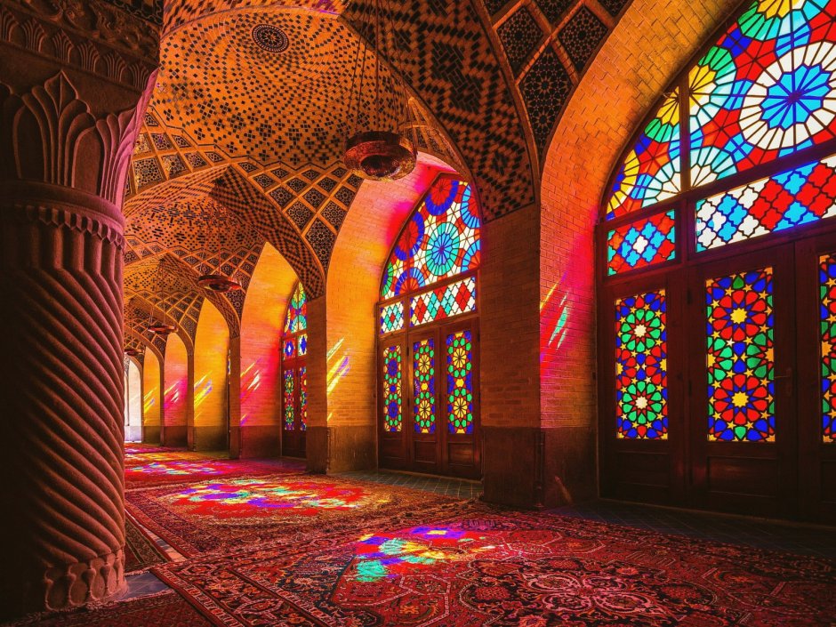 Мечеть Насир Аль-Мульк Шираз Иран