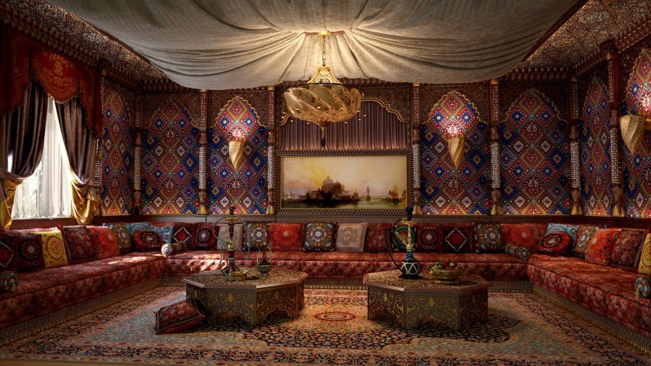 Интерьер дворец турецкого Султана