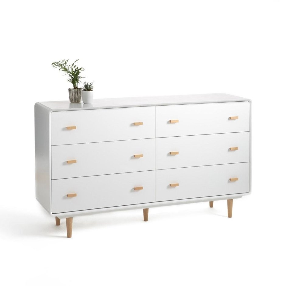 Комод винтажный Jimi белый дерево la Redoute Interieurs