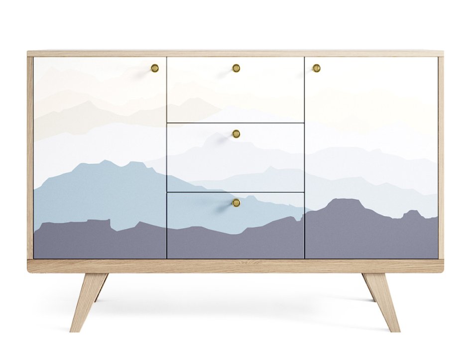 Шкаф THIMON осветленный дуб принт