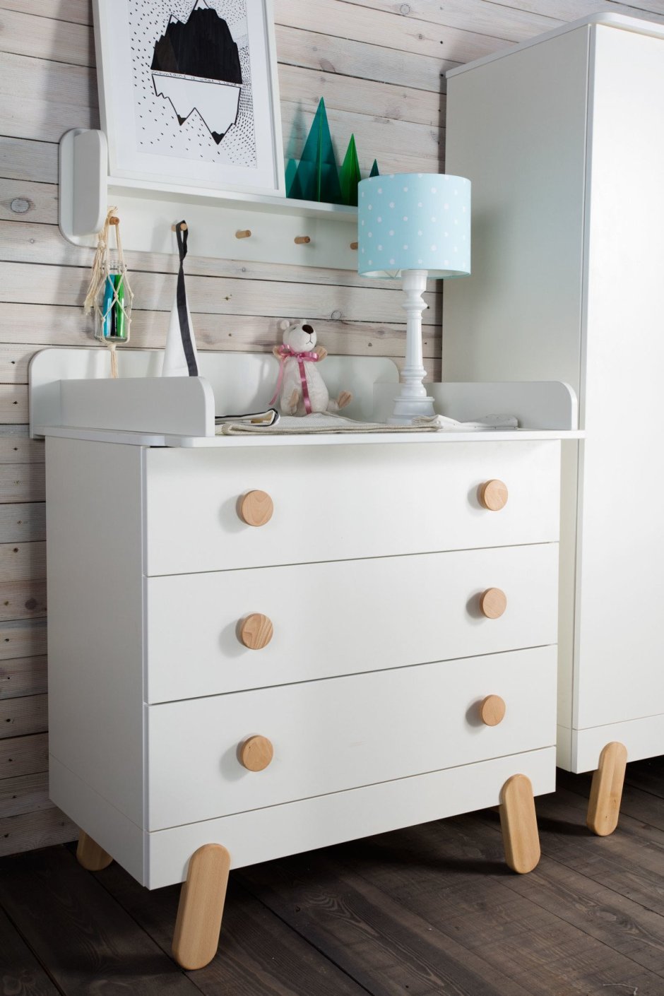 Комод Скандинавия 1, белый