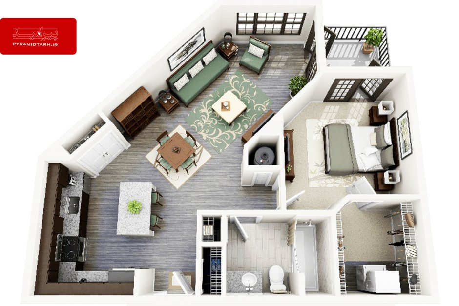 Квартира студия в симс 4 планировка