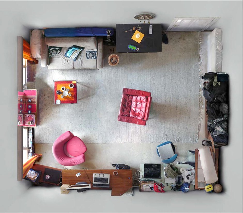 Комната вид сверху