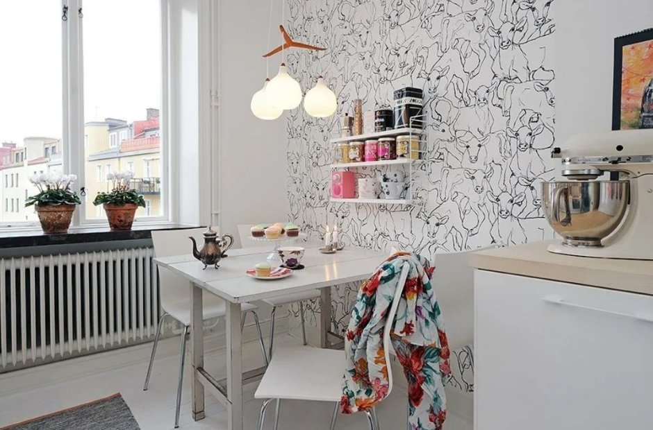 Фреска на стену на кухню