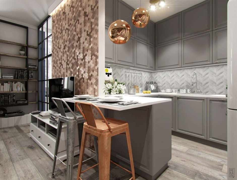 Модные кухни 2020