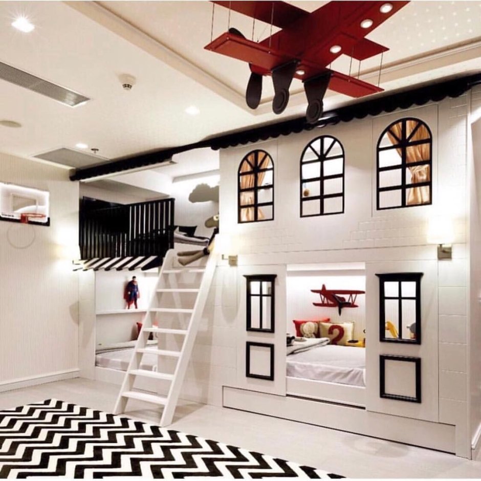 Интерьер игровой комнаты в доме