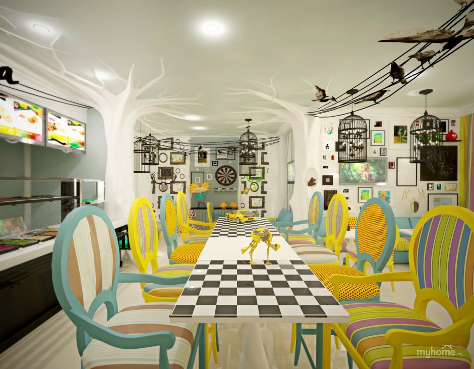 Интерьер детского кафе