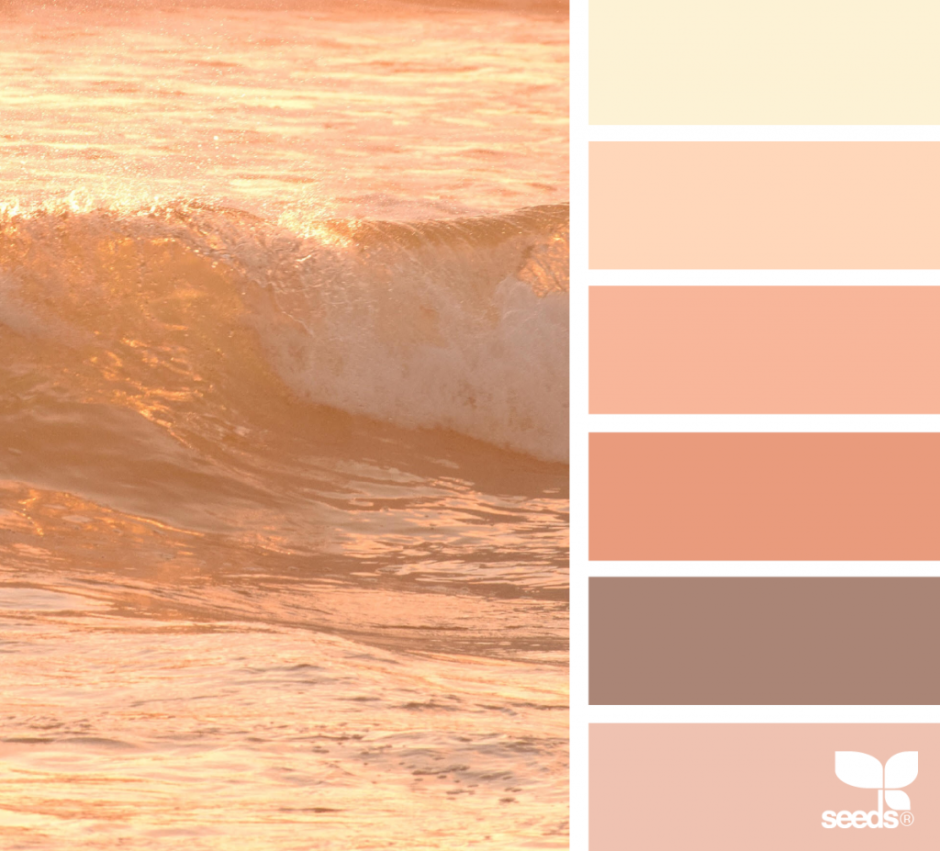 Персиковая палитра
