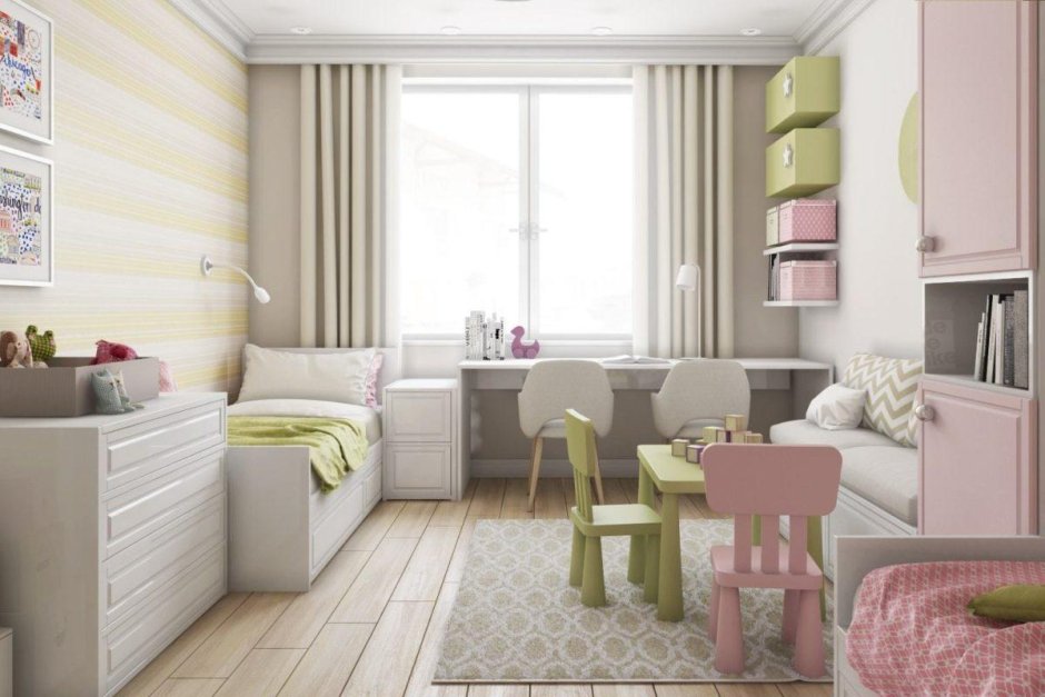 Детская комната для подростка в панельном доме
