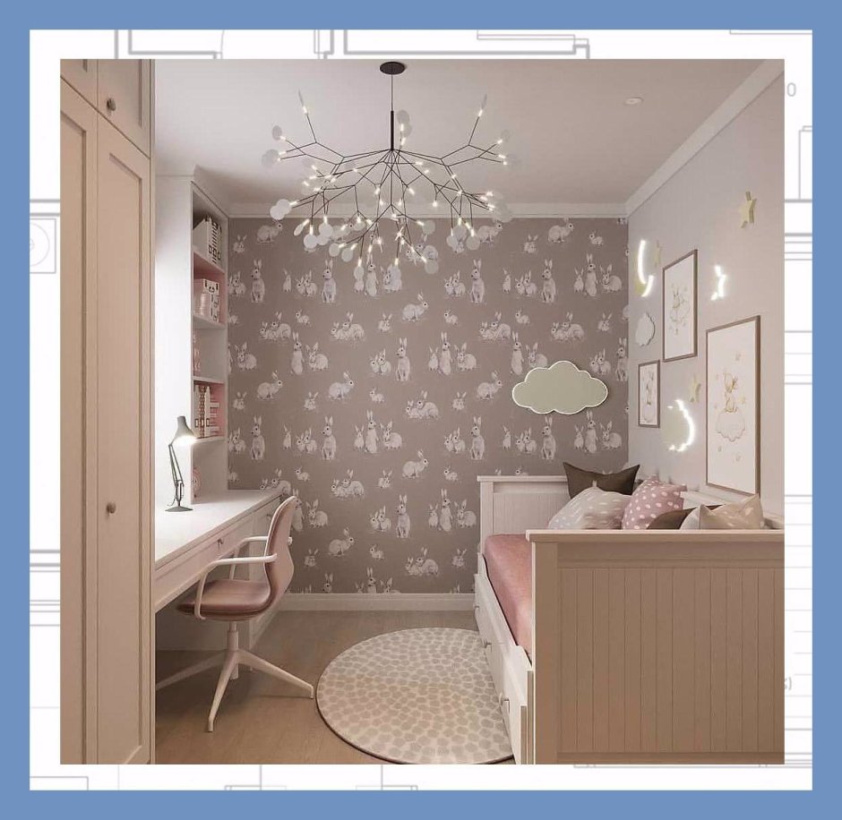 Интерьер детских в московских квартирах в панельном доме